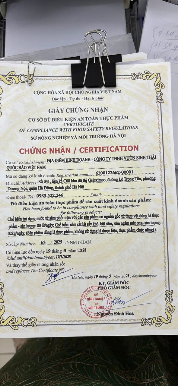 Hướng dẫn khách hàng (phần 1) - Kiểm tra kỹ lưỡng trước khi sử dụng sản phẩm Sâm An Đường 2