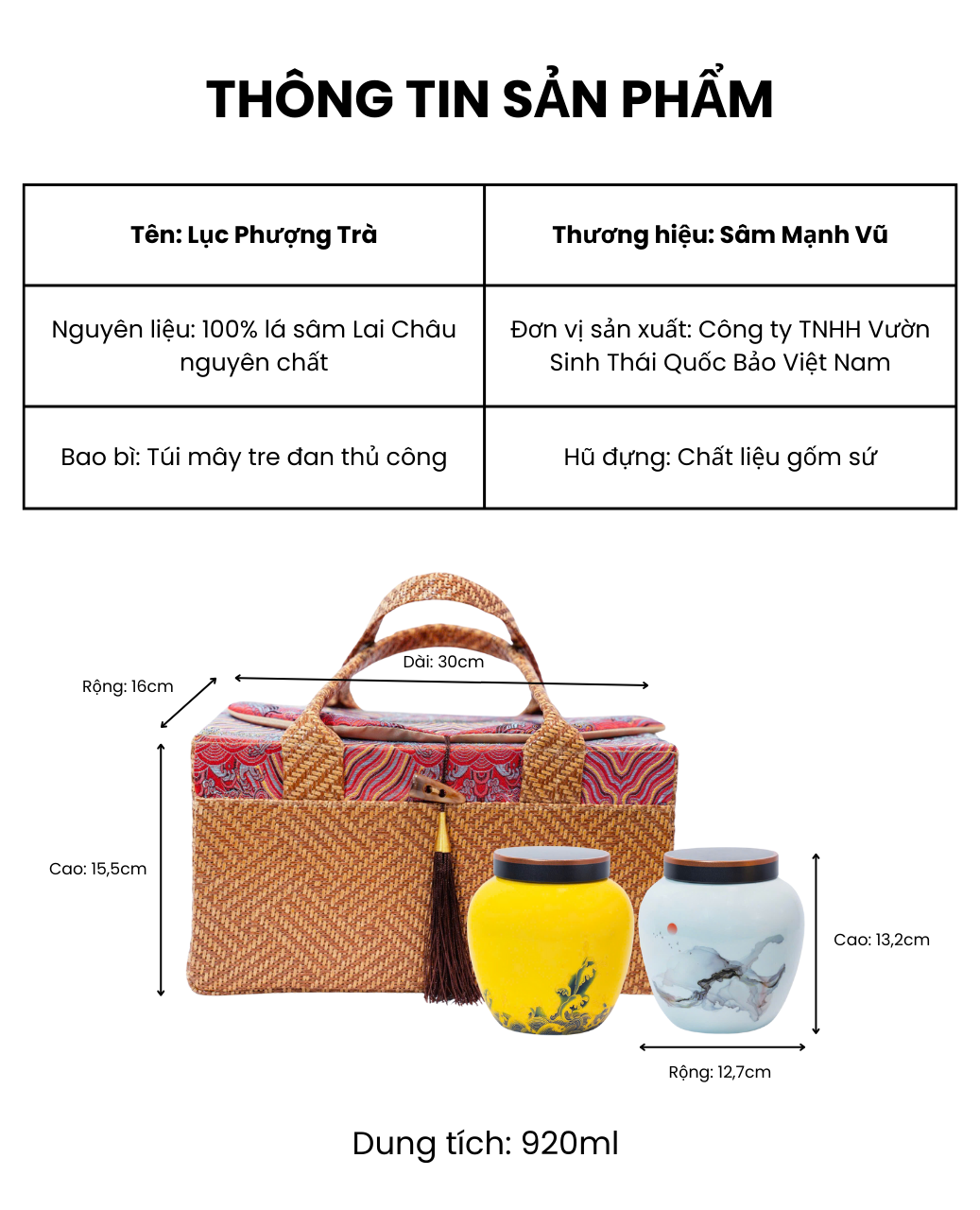 Lục Phượng Trà (trà lá sâm trên 6 năm tuổi) 6